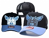 Hornets Team Logo Snapback Adjustable Hat GS,baseball caps,new era cap wholesale,wholesale hats